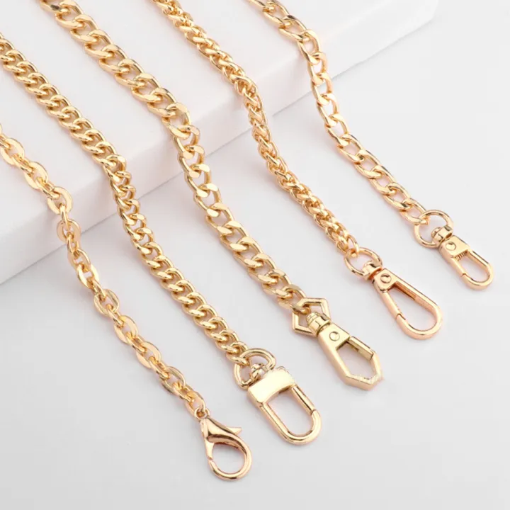 40/60/90/120cm%20Handbag%20Metal%20Chains%20DIY%20Purse%20Chain%20With%20Buckles%20Shoulder%20Bags%20Straps%20Handbag%20Handles%20Bag%20Parts%20Gold%20Chain%20-%20Image%202