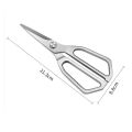 PLYS Stainless Steel Kitchen Scissors Professional Chicken Bone Meat Scissors Vegetable Scissors Multifunctional Food Scissors.