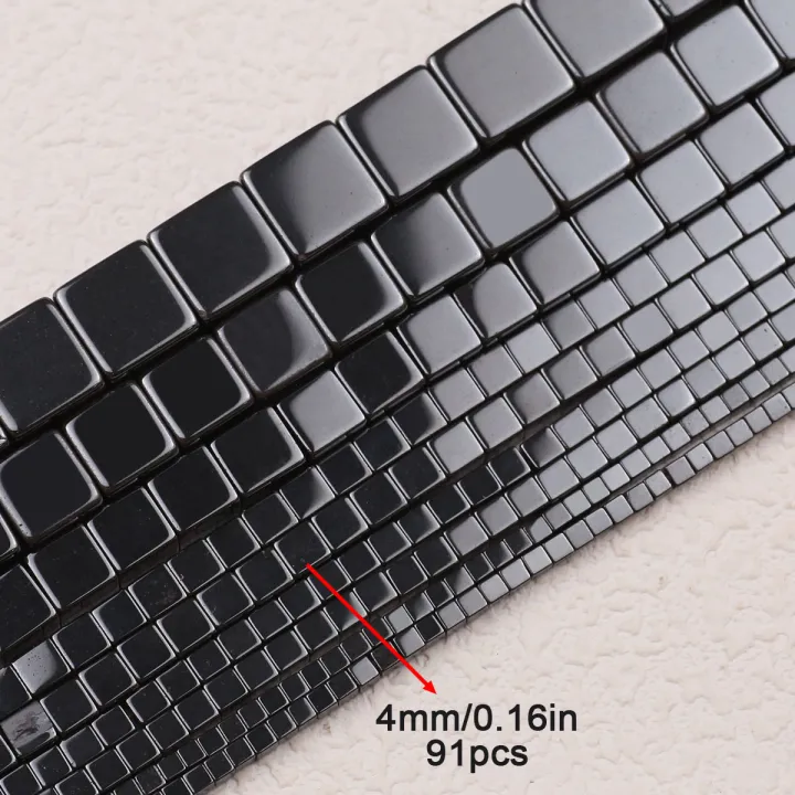 Black%20Square%20Natural%20Hematite%20Stone%20Beads%202/3/4/6/8/10mm%20Loose%20Spacer%20Beads%20For%20Jewelry%20Making%20Diy%20Bracelets%20Necklaces%20Supplies%20-%20Image%207