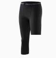 Male One Leg Compression Tights Pants Compression Polyester Sports Training Basketball Tights Pants Athletic Base Layer Tights. 