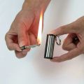 Outdoor Windproof Match Striker Lighter with Keychain. 