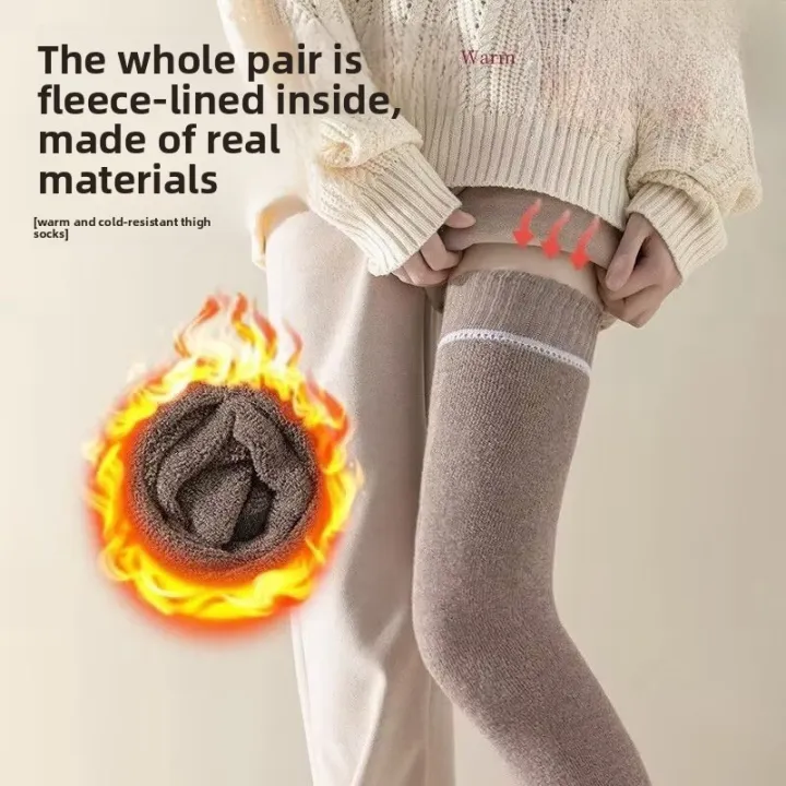 2%20Pairs%20Knee%20High%20Socks%20for%20Women%20Winter%20Thick%20Warm%20Fleece%20Lined%20Over%20Knee%20Stockings%20Long%20Socks%20-%20Image%203