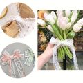 10.9Yards White Lace Ribbon,  Wrapping, Dress Decoration, Wedding Decoration, Sewing Crafts. 