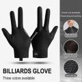 Full-Finger Billiards Gloves Non-Slip 3 Finger Snooker Glove Left/Right Hand Billiard Sports Accessories.