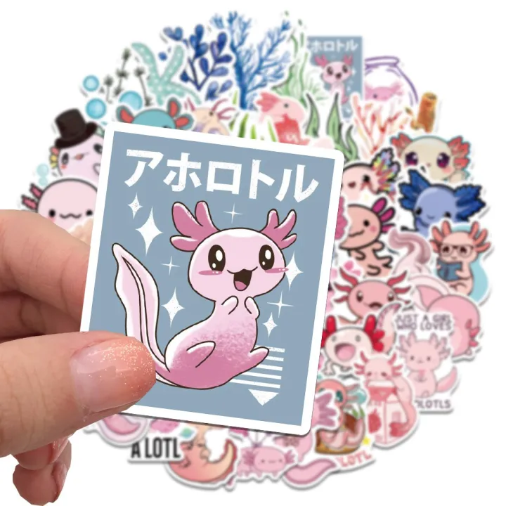 10/30/50/100PCS%20Axolotl%20Graffiti%20Stickers%20Cute%20Animal%20Cartoon%20Decal%20Kids%20Toy%20Suitcase%20Scrapbook%20Diary%20Phone%20Laptop%20Sticker%20Pack%20-%20Image%205