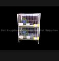 All Types of Many Floor Pigeon Cage – Made with 13 No. Wire & Complete Accessories (Tray, Water & Food Containers, Breeding Cloth) | Size 24×18×13 Wholesale & Retail in Bangladesh. 