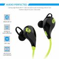 Jogger Bluetooth Stereo Headphone Neckband With Mic Handsfree Sports Earphones - Sweatproof, Secure Ear Hooks Design. 