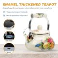 Enamel Coated Tea Kettle Tea Pot. 