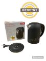 Uk lot imported Silver crest Logik 1.7L jet black cordless kettle. 