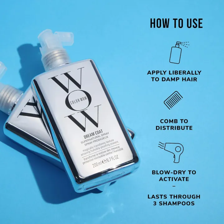 "Color%20Wow%20Dream%20Coat%20Supernatural%20Anti-Frizz%20Spray%20200ml%20%E2%80%93%20Humidity-Proof%20Hair%20Treatment%20for%20Silky%20Smooth,%20Glossy,%20Frizz-Free%20Hair%20-%20Image%207