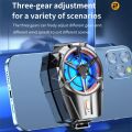 X52 300mAh Wireless Phone Cooler for Gaming Rechargeable Cooling Fan Portable Air Cooler Radiator Back Clip for Phone. 