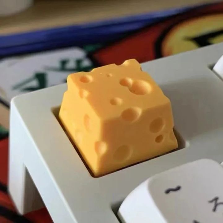 Chesse Cake Keycap For ESC Mechanical Keyboard Keycaps Cartoon Cute ...