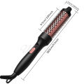 3 in 1 Thermal Brush Heated Curling Iron Brush Ceramic Hair Curler Roller Volumizing Brush Curling Comb Double PTC Curling Brush. 