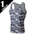 1/3/4 Pcs Men's Summer Multicolor  Combination Vest Teenagers Plus Size Sports Fitness Running Jacket Joker Stripe T. 