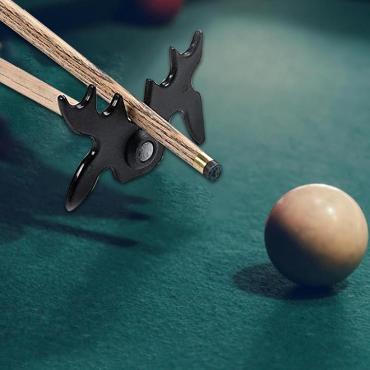 New%20Pool%20Cue%20Black%20SnookerBilliards%20Cue%20Rack%20Bridge%20Head%20Billiards%20Cross%20Antlers%20Rod%20Holder%20Accessories%20-%20Image%204
