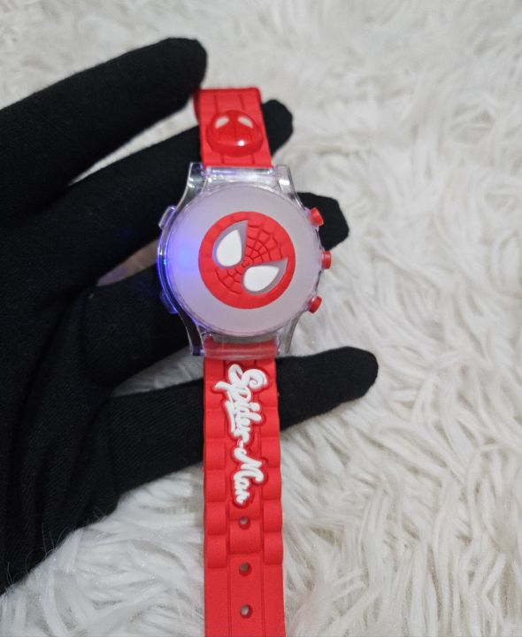 Kids%20Boys%20Spiderman%20Watch%20Spinner%20Lighting%20Musical%20Cool%20Fun%20Watch%20-%20Image%203