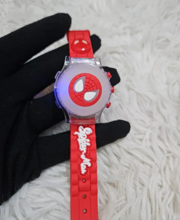 Kids%20Boys%20Spiderman%20Watch%20Spinner%20Lighting%20Musical%20Cool%20Fun%20Watch%20-%20Image%203