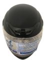 Full Face helmet (Black matte,black shine). 