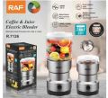 Grinder-blender-Electric Masala Grinder-Juicer Blender-Stainless Steel Material-Spices and Food processor High Quality Machine -mini grinder-juicer-chopper-juicer-portable blender-Dry Grinding Machine--2 in 1 Electric Grinder-Blender (Raf-Nima). 