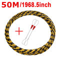 5/10/15/20/25/30/50M Electrical Wire Threader Tube Electrician Threading Device Wire Cable Running Puller Lead Construction Tool. 