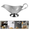 Fruit Salad Dressing Black Pepper Sauce Cup Kitchen Home Tool 304 Stainless Steel Western Food Juice Boat Restaurant Bar Tool.