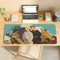 Cartoon Good Omens TV Mouse Pad Non-slip Locking Edge DeskMat PC Laptop Accessories Office Keyboard Large Game XXL Carpet.