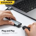 Essager HDMI To USB Type C Adapter for iPhone MacBook Pro Air iPad Samsung Galaxy 8K@60Hz 4K@120Hz/144Hz HD TV Cable Converter. 