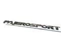 ** Quick delivery ** Pajero Sport logo attached to the Pajero logo hood, chrome color, font size height 3.5 cm, with glue two pages in good quality products *. 