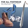 30CM Metal Shoe Horns Long Handle ShoeHorn Quality Stainless Steel Shoe spoon Lifter Shoe Helper Aid Tool Shoe Accessories. 