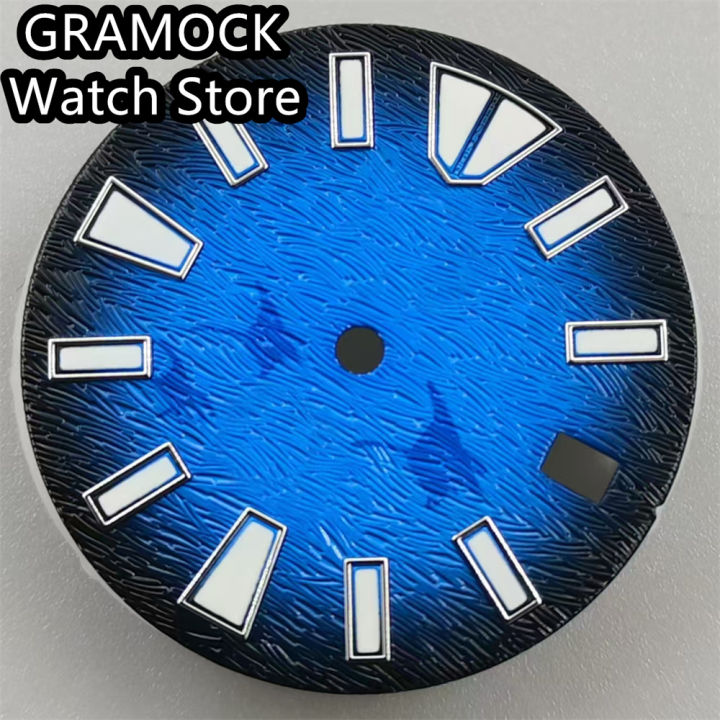 GRAMOCK%2029mm%20NH35%20Dial%20Sterile%20Watch%20Dial%20C3%20Green%20Luminous%20Fit%20NH35%20Automatic%20Movement%203.0%20O'Clock%20Crown%203.8%20O'Clock%20Crown%20-%20Image%202
