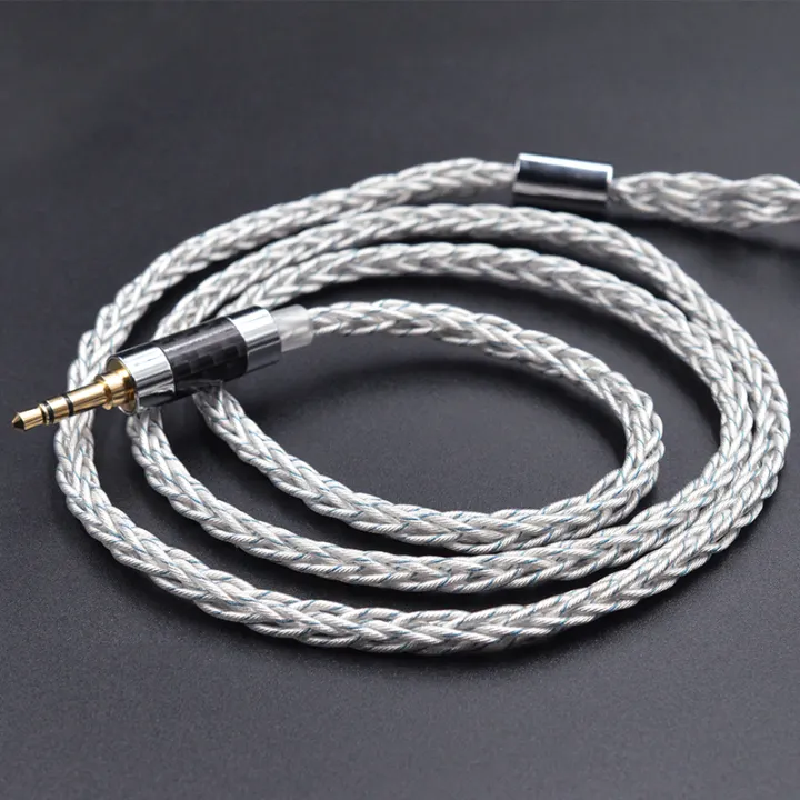 KZ%208%20Core%20Silver%20Blue%20Cable%20Hybrid%20784%20cores%20Silver%20plated%20Upgrade%20Cable%20Earphones%20Wire%20For%20KZ%20EDXPRO%20ZS10PRO%20Decet%20PRX%20ZAR%20-%20Image%204