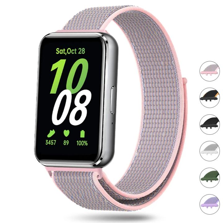 Nylon%20Loop%20Strap%20for%20Samsung%20Galaxy%20Fit%203%20Adjustable%20Elastic%20Bracelet%20Watchband%20for%20IWatch%20Samsung%20Galaxy%20Fit3%20Band%20Accessories%20-%20Image%202