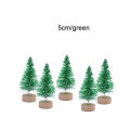 30PCS Mini Decorative Christmas Tree DIY Mini Artificial Christmas Tree Santa Claus Snow Home Decor Desktop Decoration. 