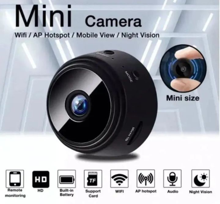 A9 Mini WiFi Camera 1080P Full HD Night Vision Wireless IP