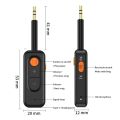 Aux Bluetooth 5.4 Receiver Bluetooth Transmitter 2 In 1 Bluetoot Adapter Hands Free Calling For Car Airplane Tv Computer Headset.