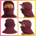 Full face covered mask knitted stretchable winter cap balaclava Motorcycle head cover to outdoor use. 