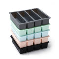 Strip-shap Ice Cube Trays Giant Silicone Ice Cubes Square Tray Mold Non-toxic Durable Wine Ice Cube Easy-Release Ice Cube Molds. 
