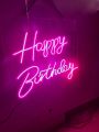 Neon Happy Birthday Light Board - Happy Birthday Neon Board. 