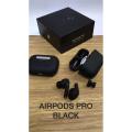 Airpods pro black matte color Wireless Headset Designed by Apple in Calorfornia Made in USA Model A2083 A2084 A2190. 