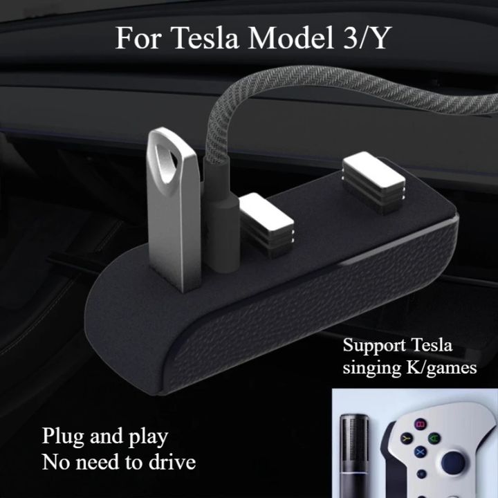 Glove%20Box%20Docking%20Station%20for%20Tesla%20Model%203%20Highland%20Y%20Juniper%20USB%20Hub%20Ports%20Car%204-in-1%20USB%20Extender%20Charger%20Upgrade%20Data%20Trans%20-%20Image%202