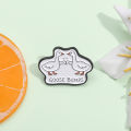Cute Funny Goose Bumps Enamel Pins Custom Cartoon Animal Brooches Decorative Backpack Hat Lapel Badge Jewelry Accessories . 