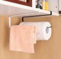 Metal Kitchen Tissue Paper Holder Under Cabinet Rack Towel Hanging Roll Holder Compact Space-Saving Design with Durable Construction and Stylish Look. 