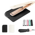 Silicone Non-slip Mat for Hairdressing Tools, Portable Curling Iron Straightener Perm Iron Heat Protecting Mat for Travel, Salon. 