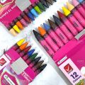 Master Art wax crayon 8 colors, 12 colors medium/12 colors jumbo size. 
