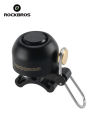 ROCKBROS Bicycle Bell Safety Warning Bike Bell Horn Handlebar Copper Alloy Non-slip Bicycle Alloy Ring Crisp Sound Cycling Alarm. 