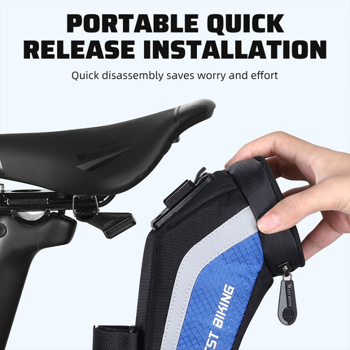WEST%20BIKING%20Portable%20Bicycle%20Tail%20Bag%20Durable%20Waterproof%20Multifunctional%20Bike%20Saddle%20Bag%20Tool%20Storage%20Bag%20Bike%20Accessories%20-%20Image%203