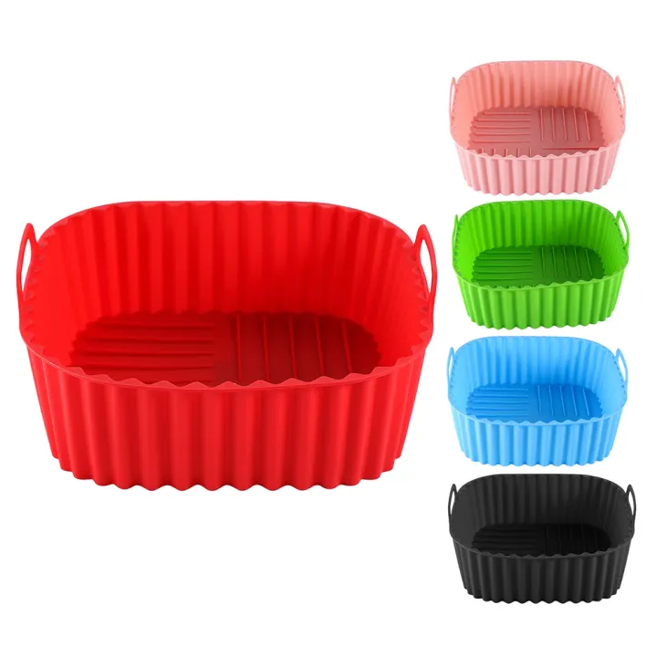 1PC%20Square%20Silicone%20Air%20Fryer%20Basket%20Reusable%20High%20Temperature%20Resistant%20Easy%20to%20Clean%20Air%20Fryer%20Grill%20-%20Image%203