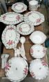 Melamine Dinner Set 80 Pcs Double Glaze 8 Persons Serving Pleasant Premium Quality Heavyweight. 