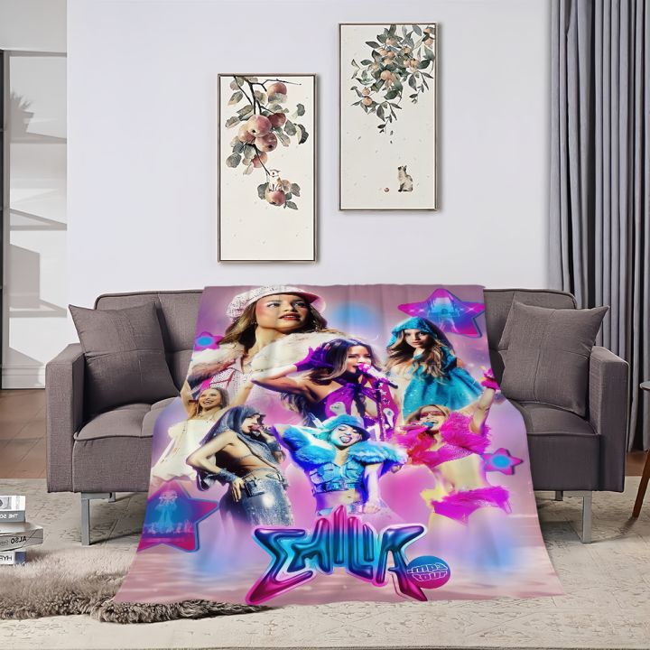 Singer%20Emilia%20Mernes%20Mp3%20Blanket%20Plush%20Nap%20Sofa%20rug%20for%20Living%20Room%20Warm%20Office%20Bedroom%20Birthday%20Home%20Travel%20Kid%20Gifts%20-%20Image%204