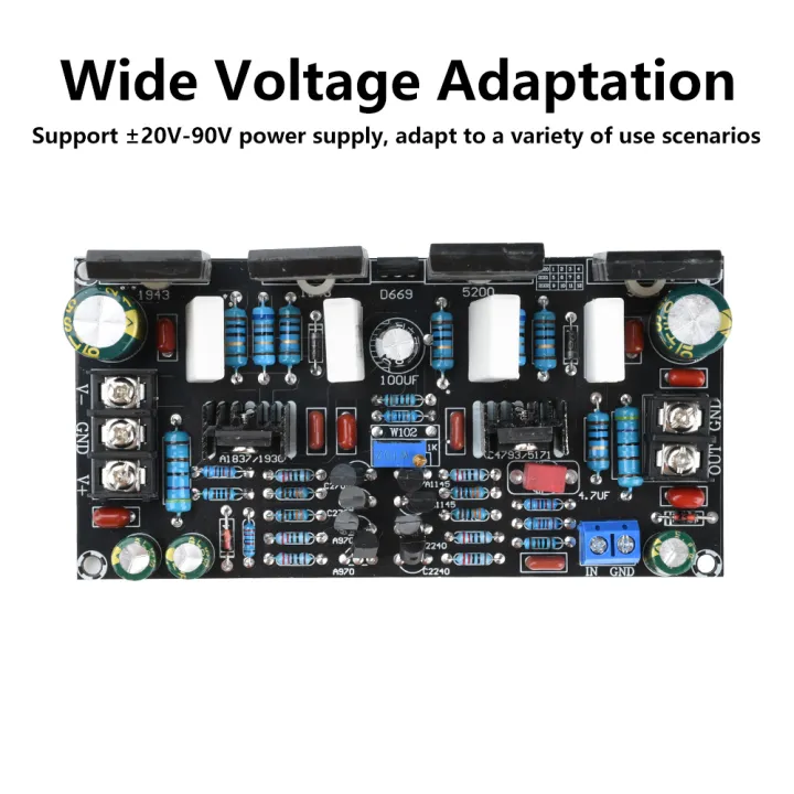 Upgraded%20200W%20Mono%20Amplifier%20Module%20+/-%20dual%20voltage%201943+5200%20Pair%20of%20tube%20rear%20High%20Power%20Audio%20Amplifier%20Board%20undistorted%20-%20Image%203